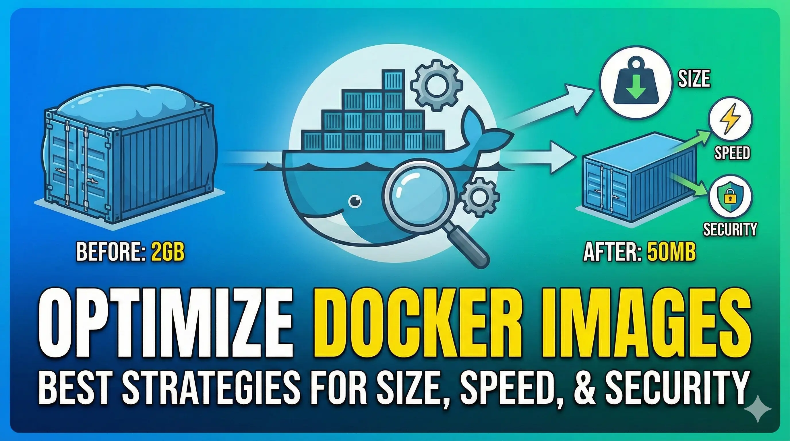 Optimize Docker Images for Size, Speed, and Security